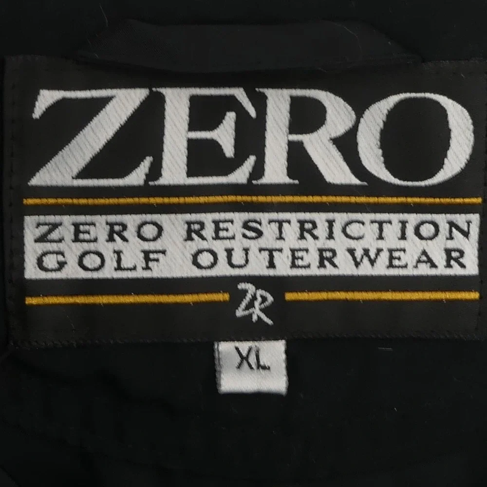 Zero Restriction Golf Outerwear Jacket‎ Windbreaker Black Men's XL